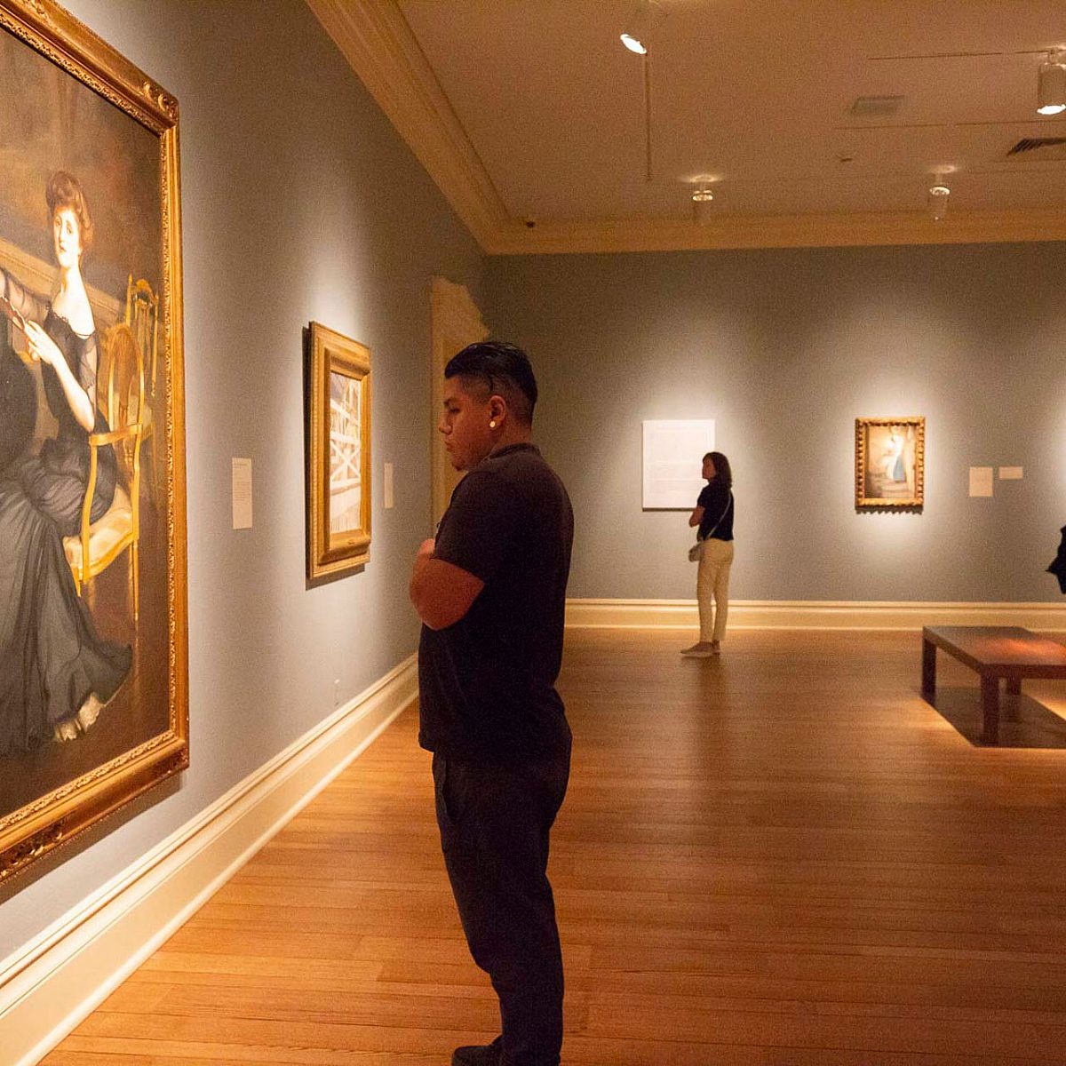 Paxton People Looking at Art