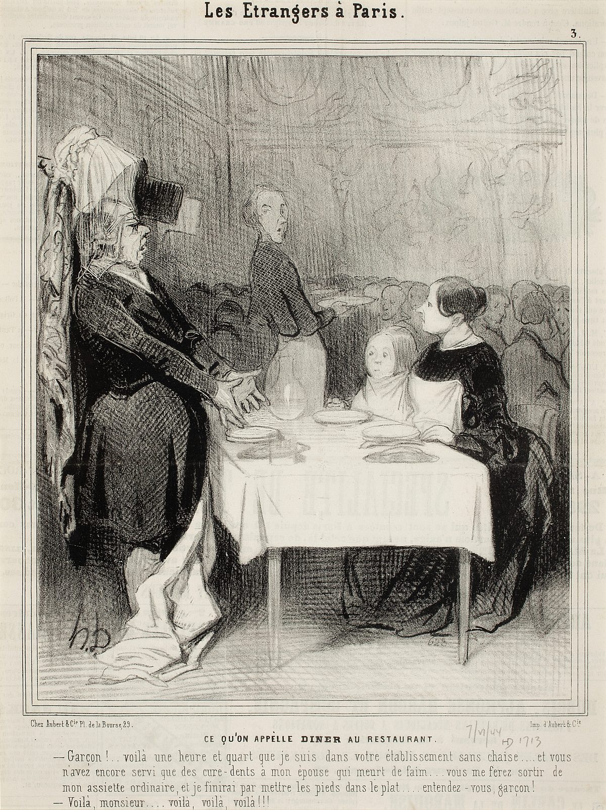 Daumier What is Known as Dining in a Restaurant 1987 40 HIGH RES JPEG IMG 8755