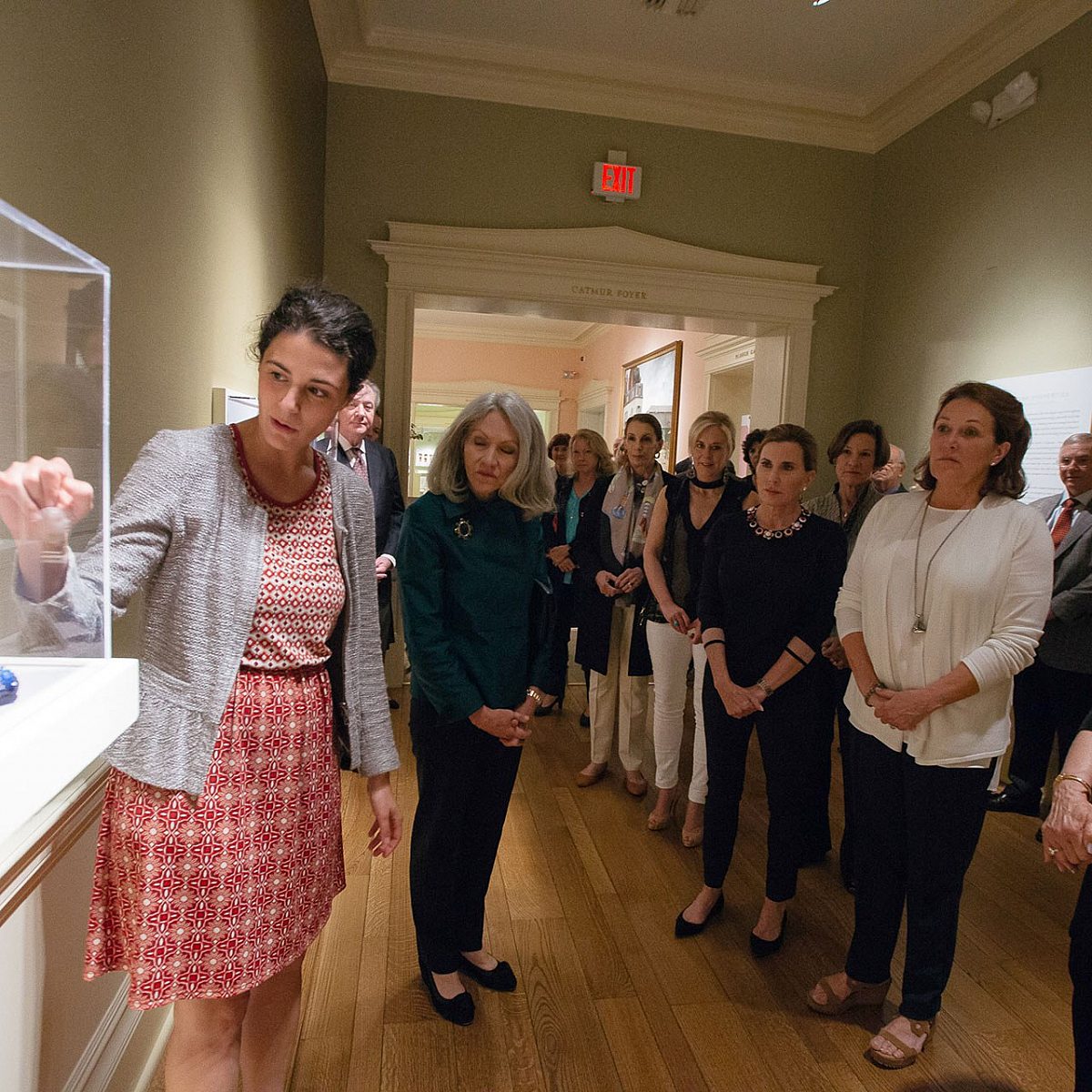 Docent led tour at the Dixon