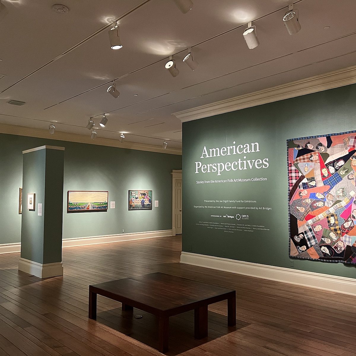 American perspectives title wall