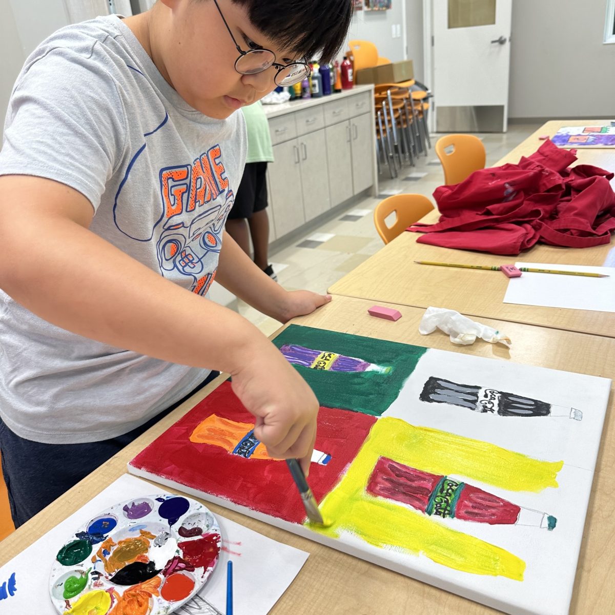 Youth Workshop painting