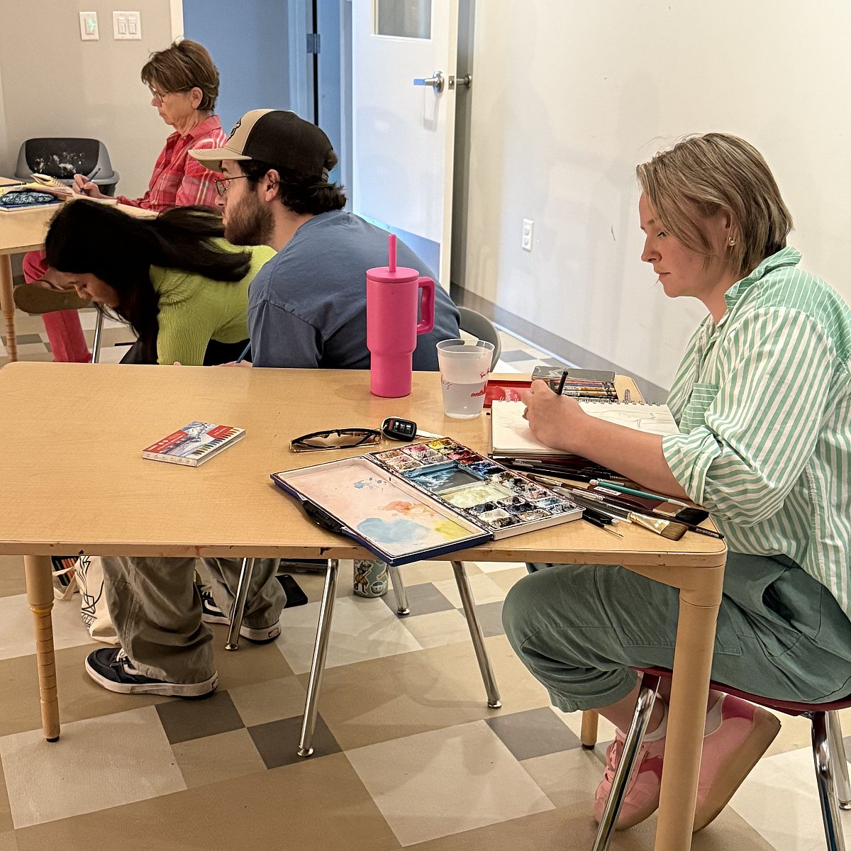 Stage Sketch Drawing