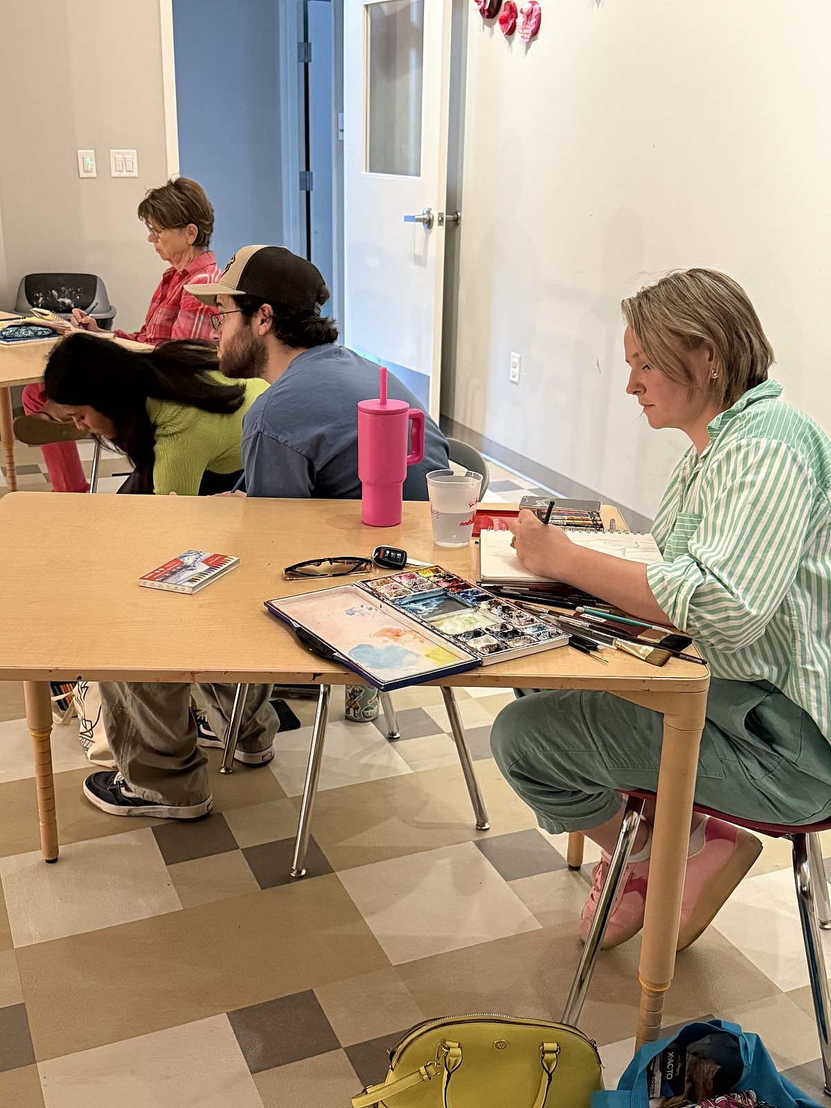 Stage Sketch Drawing