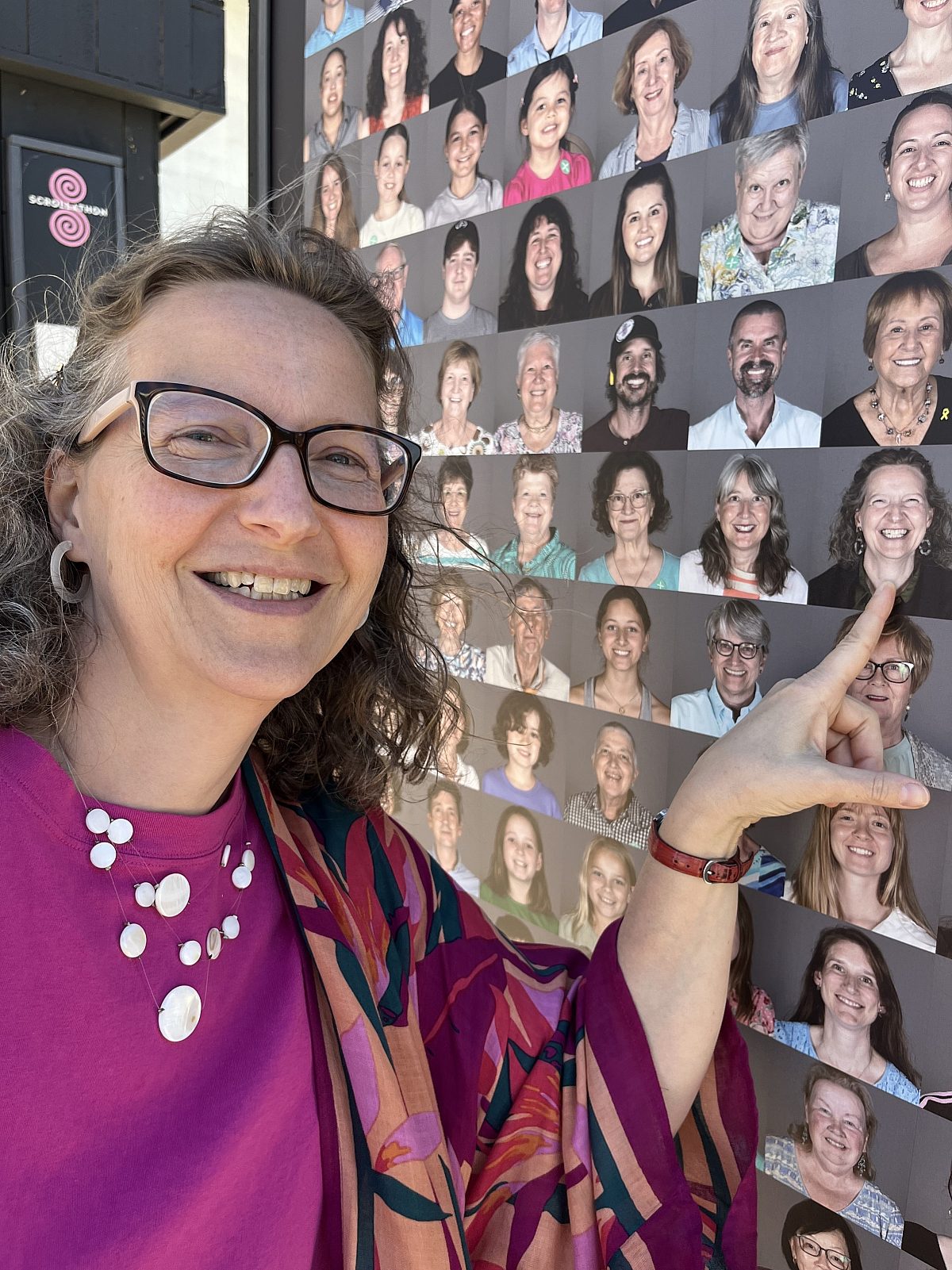 Ellen Daugherty, Associate Curator, traveled to Washington, DC, on May 30 for the opening of the National Scrollathon at the Kennedy Center.