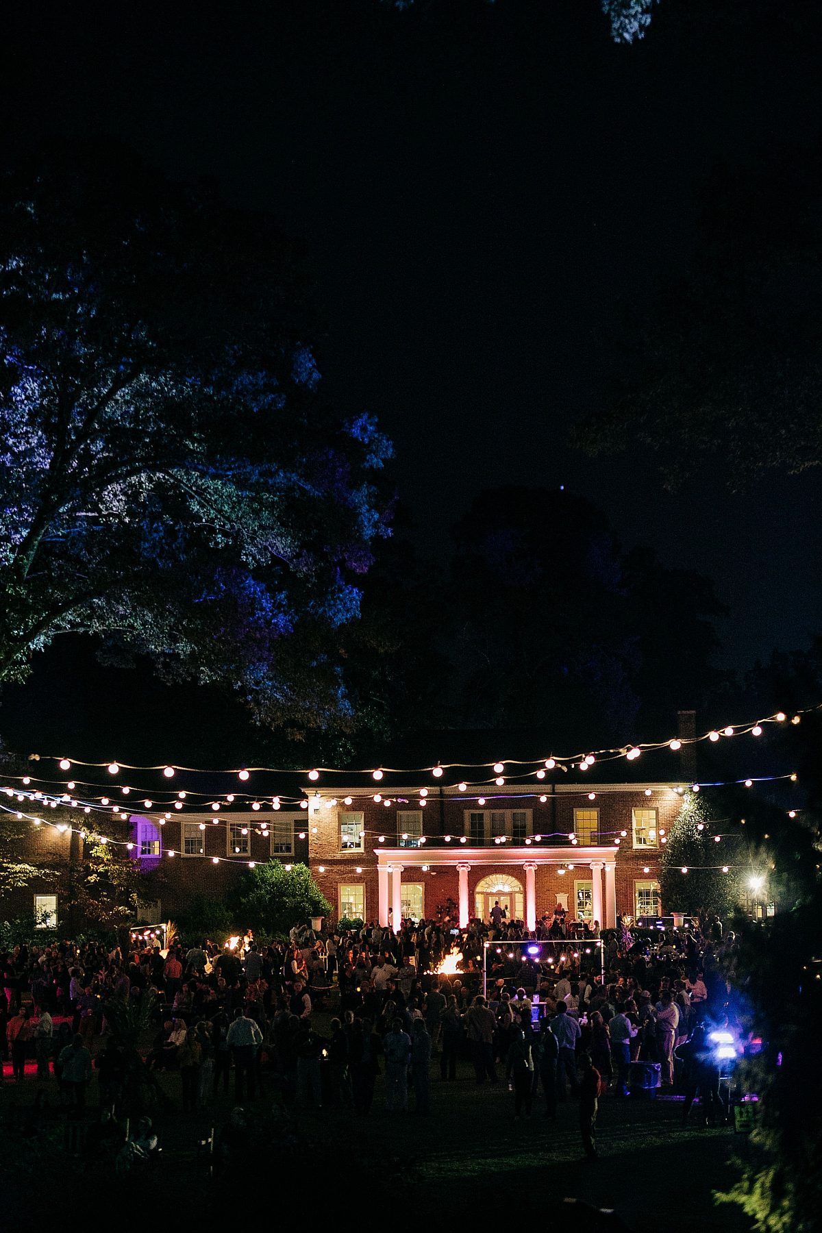 Art on Fire lights on South Lawn