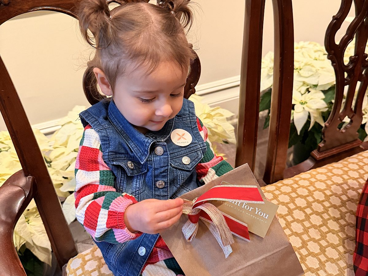 Phoebe and gift membership bag