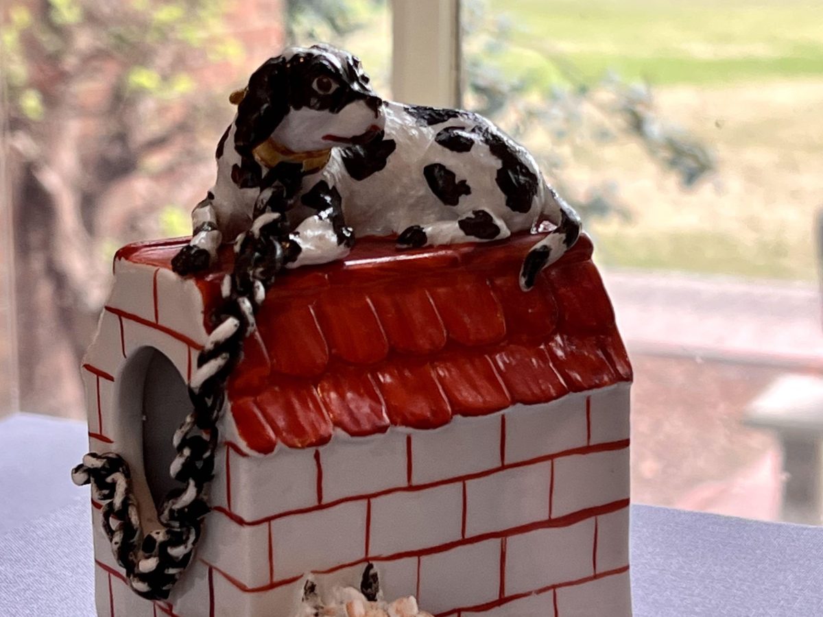 Kennel with Mother and Puppies ca 1734