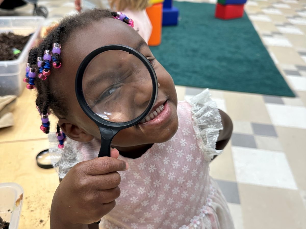 Mini Masters Harriet with magnifying lense