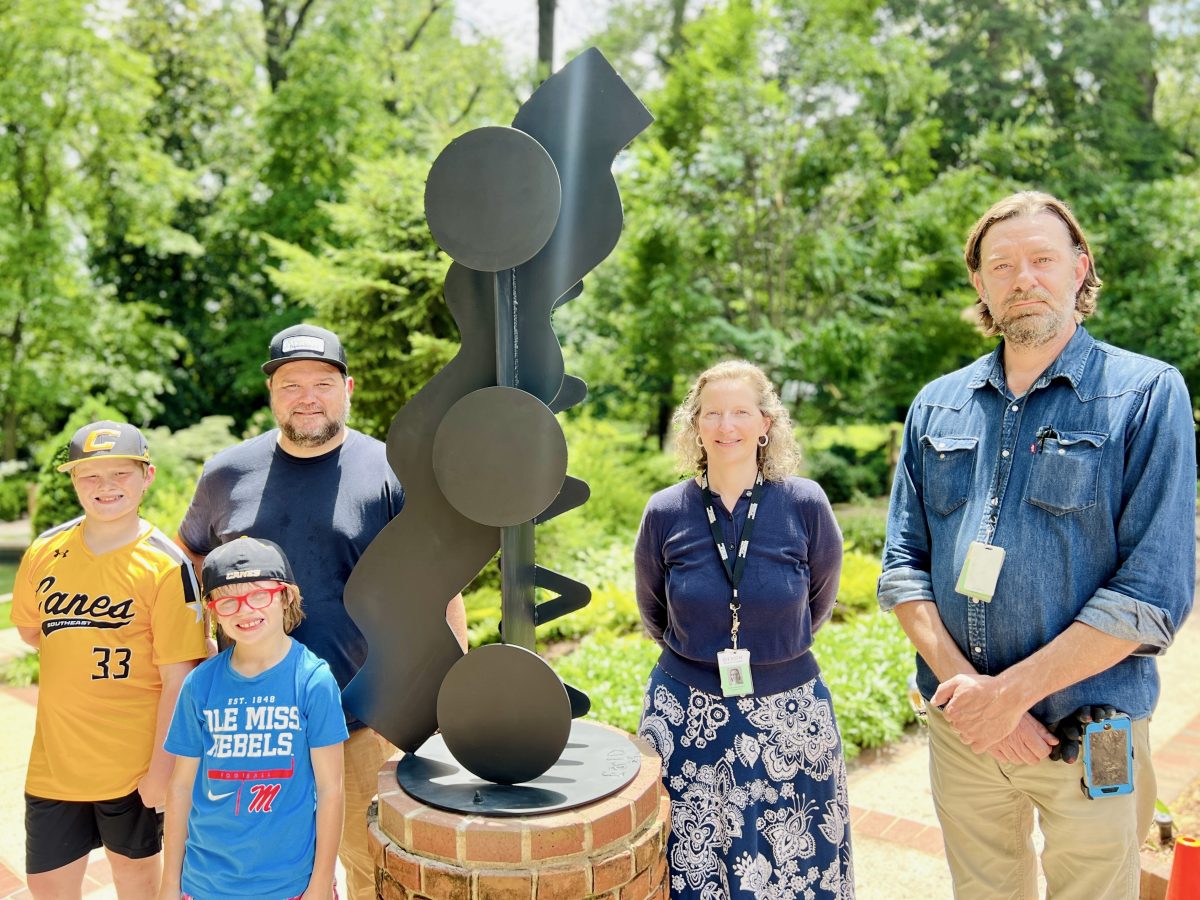 Sculpture Install portrait