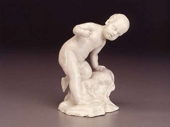 Plutto as a River God Hochst Figurine