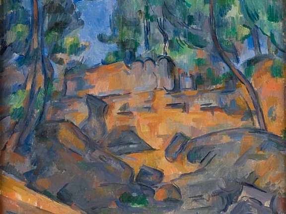 Cezanne Paul Trees and Rocks near the Chateau Noir 1996 2 20