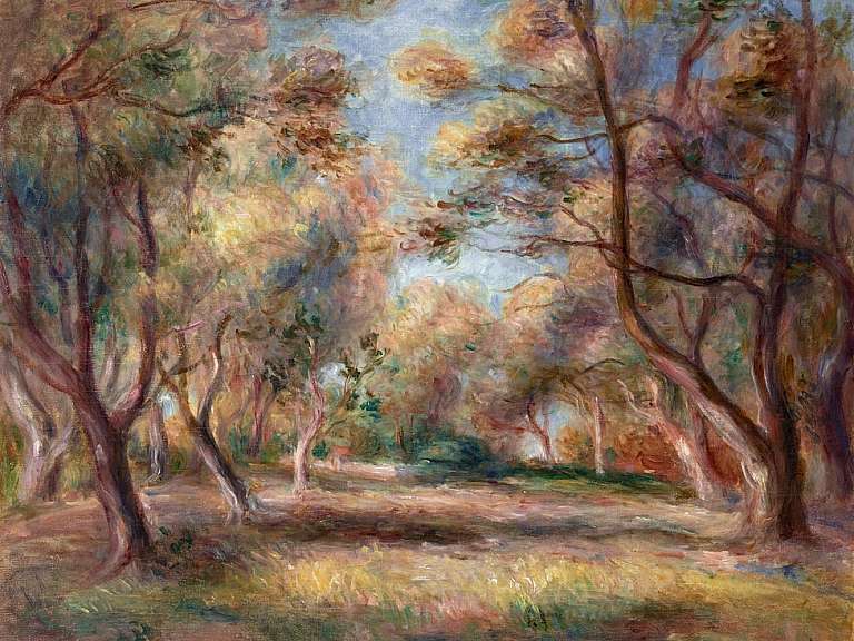Renoir-Les-oliviers-a-Cagnes-painting