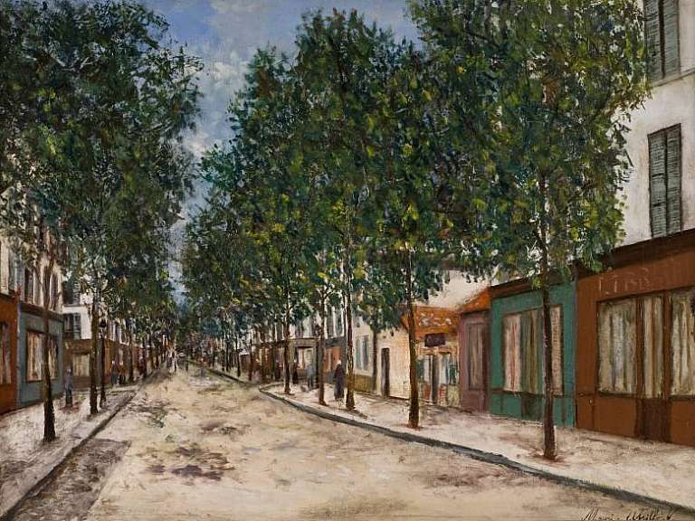 Utrillo Maurice Road to Puteaux 1996 2 17 unframed