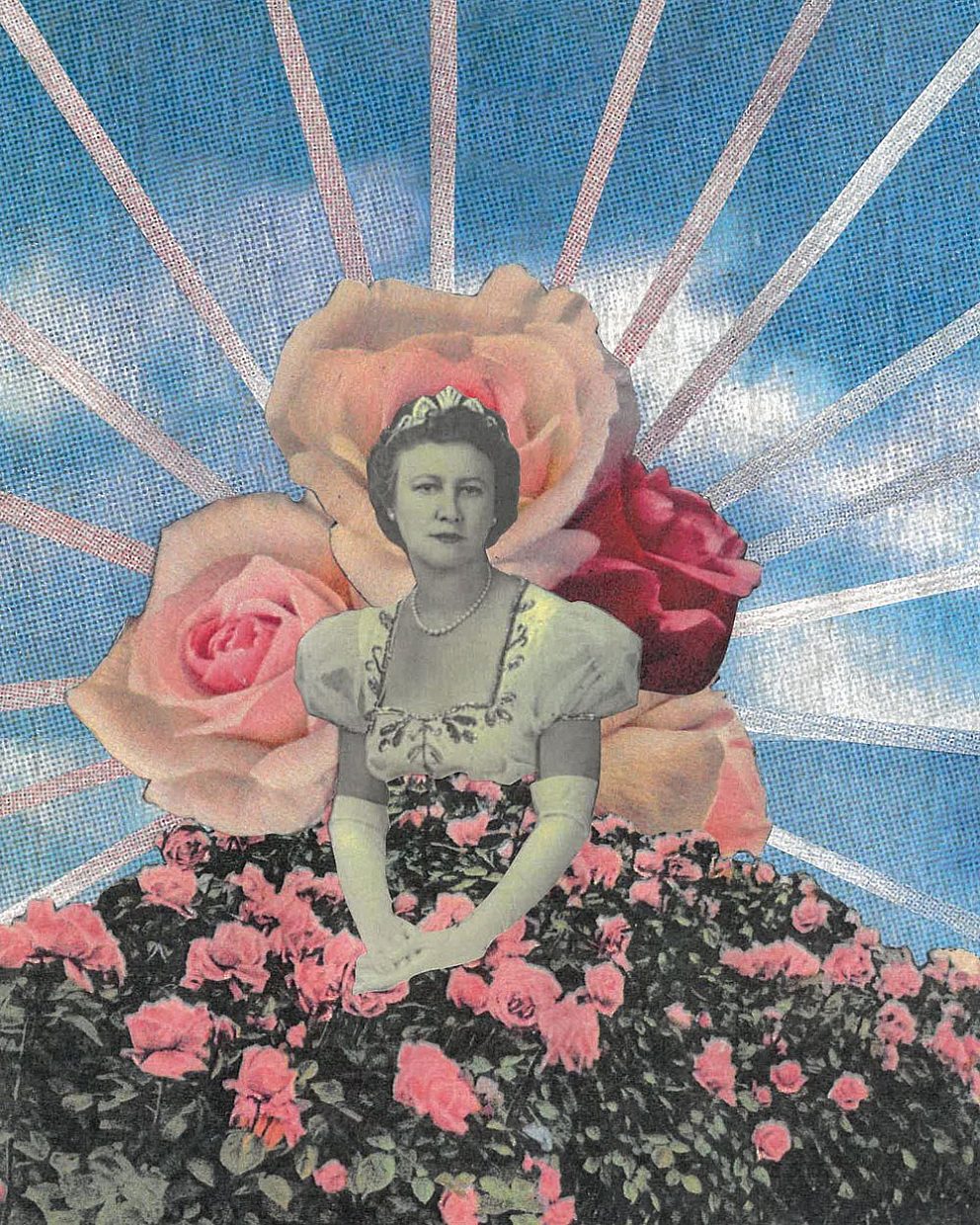 Erika Ploucha, collage made at Women in the Arts, March 2026