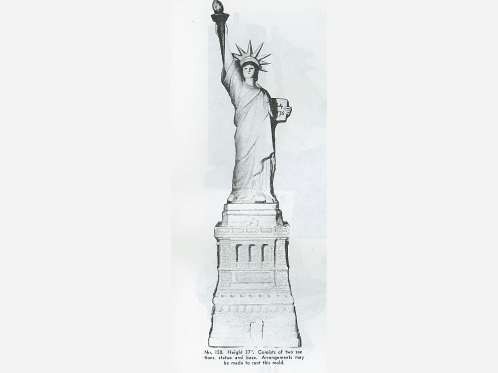 Eppelsheimer & Co., illustration for model No. 150,  “Large Molds for Fancy Ice Cream Forms,” A Complete Catalog of Metal Molds for Ice Cream and Display Models, (Epplesheimer & Co.: New York, n.d.), Facsimile ed. (North Carolina: Dad’s Follies, n.d.),